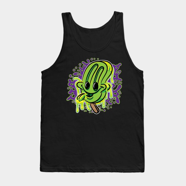 Derpy Lime Popsicle Tank Top by eShirtLabs